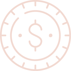 casino money chip icon